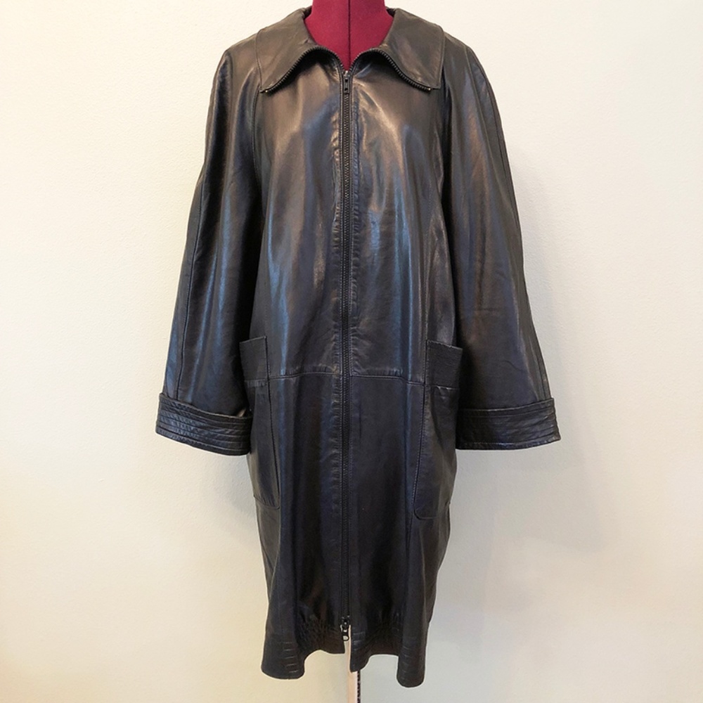 Begedor | Vintage Italian Leather Full Zip Duster